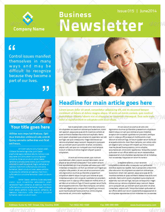 2 Pages Multi Purpose Business Newsletter By Mjcreative Graphicriver Multi Page Newsletter Templates